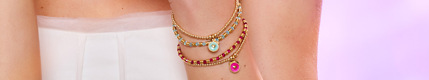 Gold Plated Sterling Silver Bracelet Stacks
